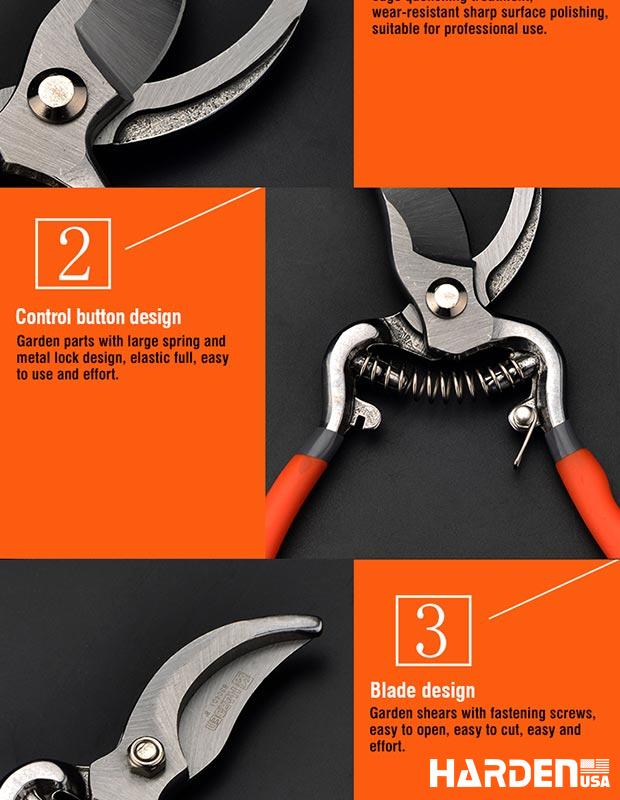 8"/200MM Garden Pruner