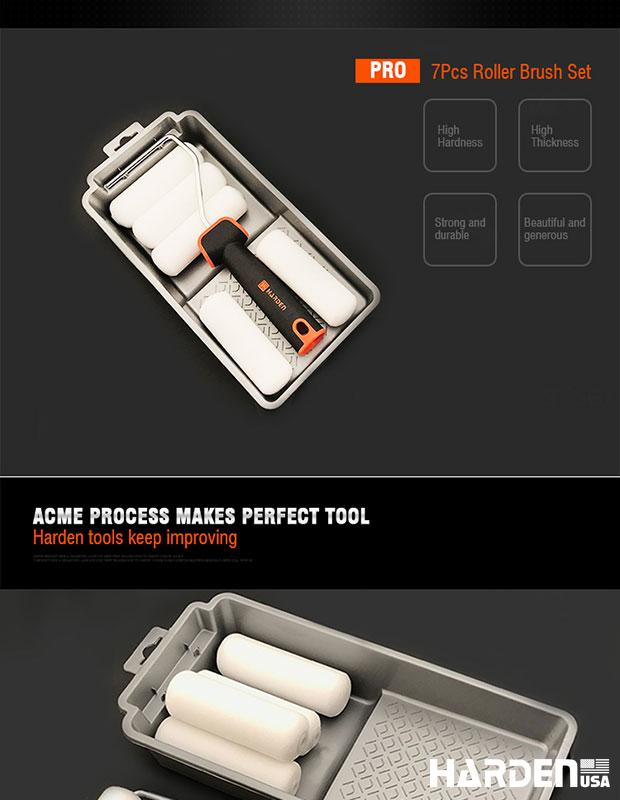 4'' 7Pcs Roller Brush Set