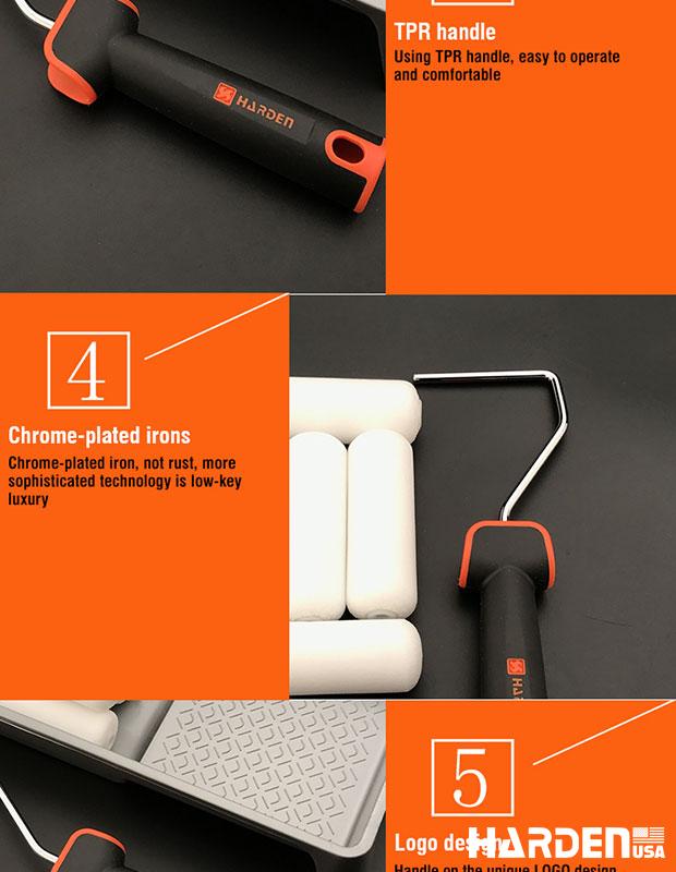 4'' 7Pcs Roller Brush Set