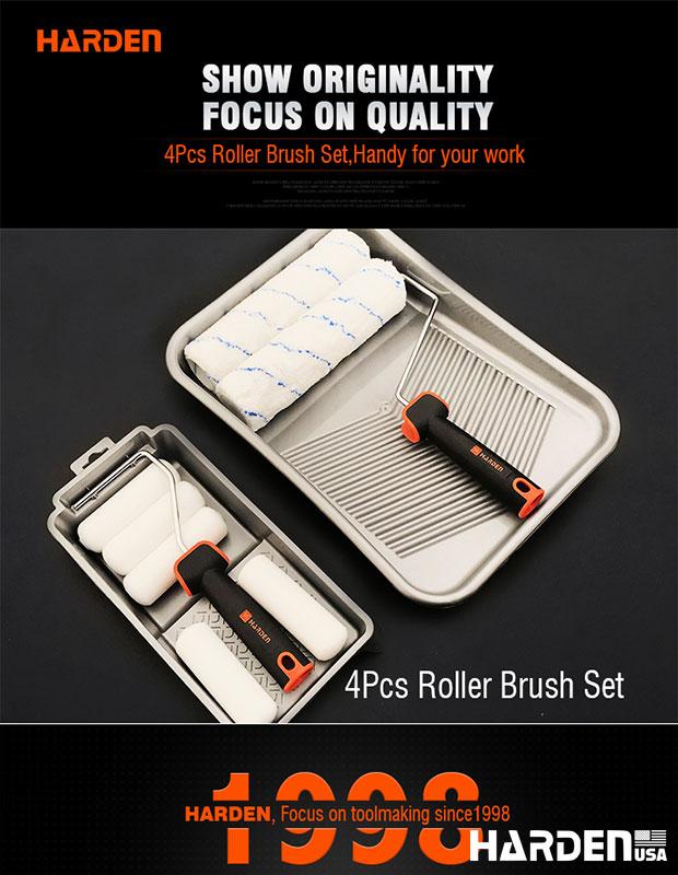 9'' 4Pcs Roller Brush Set