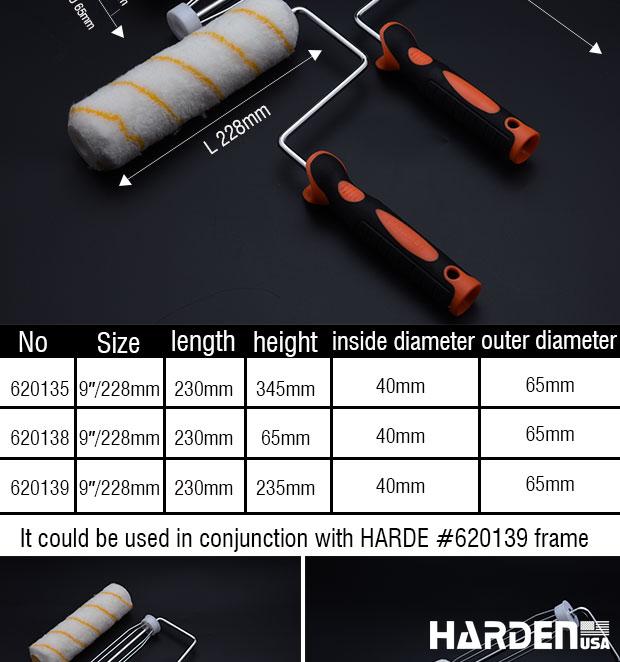 4" x 10pc Paint Roller Cover set