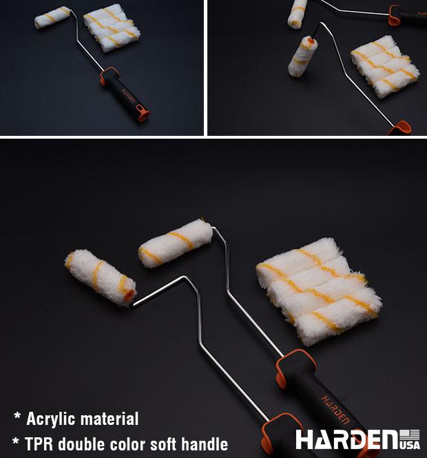 4" x 10pc Paint Roller Cover set