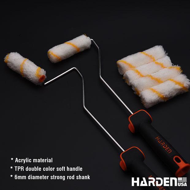 4" x 10pc Paint Roller Cover set