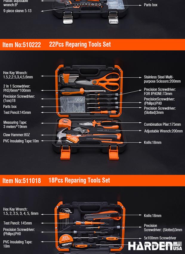 63Pcs Tools Set