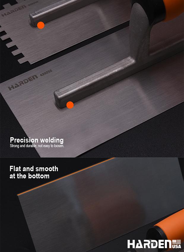 280X120mm Plastering trowel with teeth