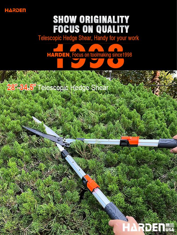 28"-34.5"Telescopic Hedge Shear