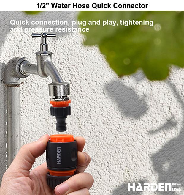 1/2" Water Hose Quick Connector