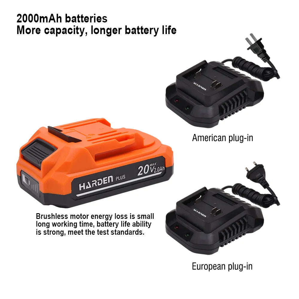 20V Brushless Cordless Impact Drill