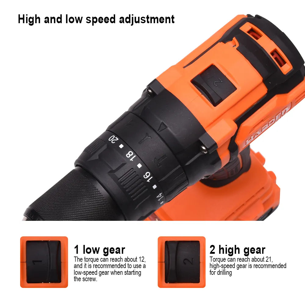 20V Brushless Cordless Impact Drill