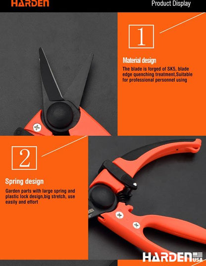 8"/200MM Garden Pruner