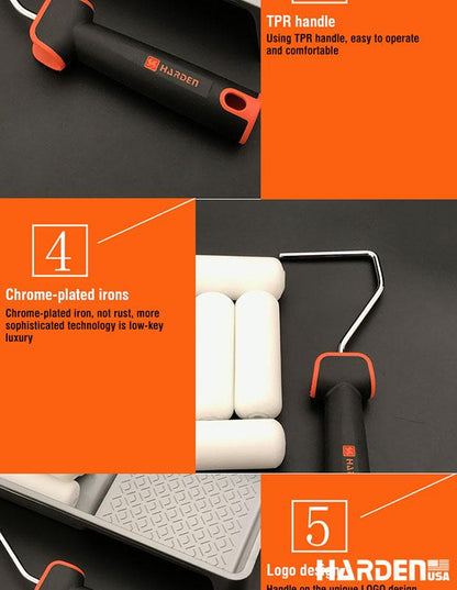 4'' 7Pcs Roller Brush Set
