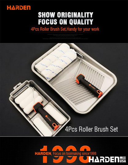 9'' 4Pcs Roller Brush Set