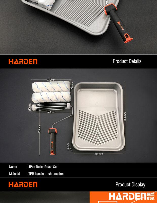 9'' 4Pcs Roller Brush Set