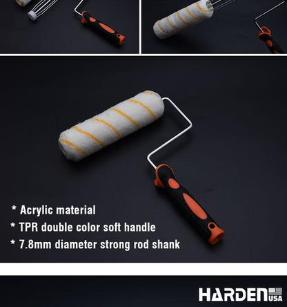4" x 10pc Paint Roller Cover set