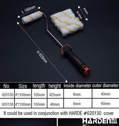 4" x 10pc Paint Roller Cover set