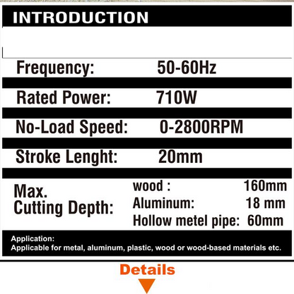 110V Reciprocating Saw