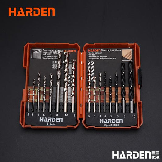 16Pcs Drill Set