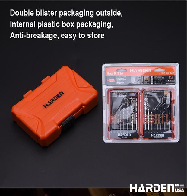 16Pcs Drill Set