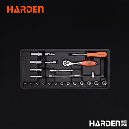 24Pcs 1/4" Socket Tools Set