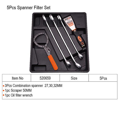 5Pcs Spanner Filter Set
