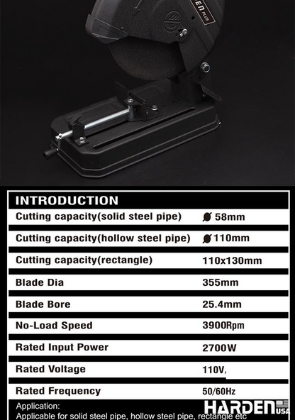 2500W/110V Cut Off Saw