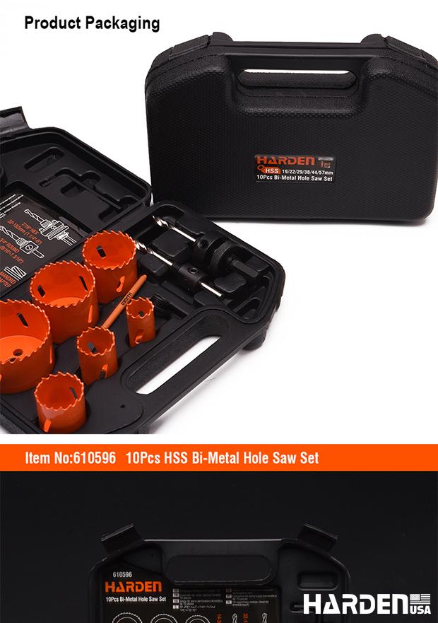 11Pcs HSS Bi-Metal Hole Saw Set
