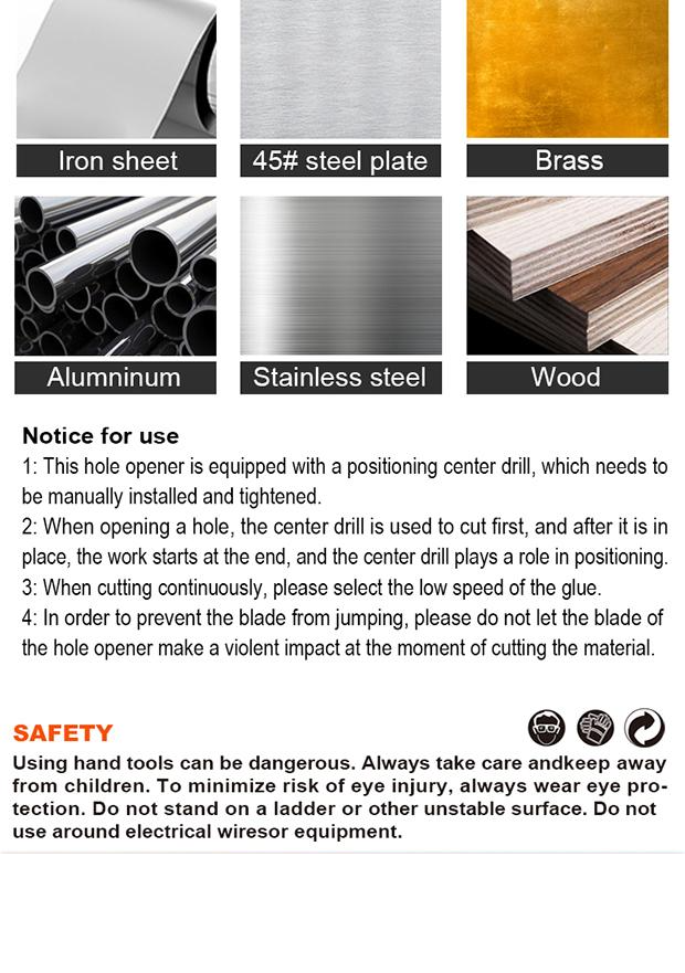 11Pcs HSS Bi-Metal Hole Saw Set