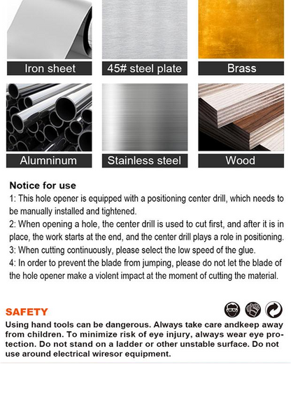 11Pcs HSS Bi-Metal Hole Saw Set