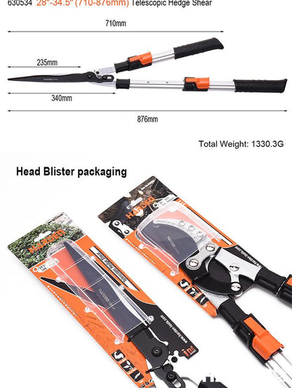 28"-34.5"Telescopic Hedge Shear