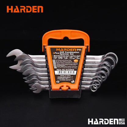 8Pcs Inch Combination Spanner Set
