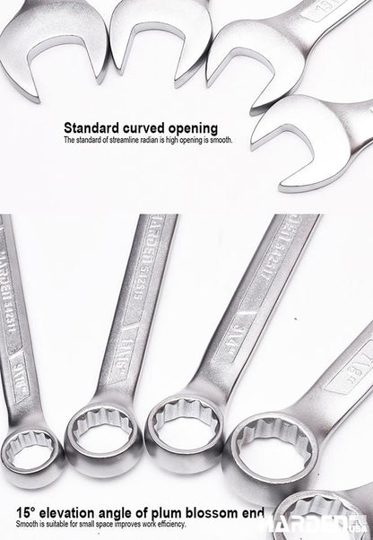 8Pcs Inch Combination Spanner Set