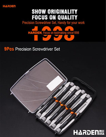 9Pcs CR-V Precision Screwdriver Set