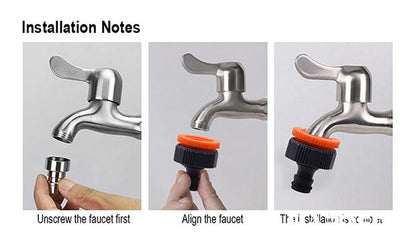 1/2" Water Hose Quick Connector