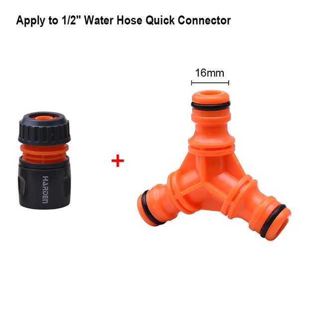 1/2"  Water Hose 3 Way Splitter Connector
