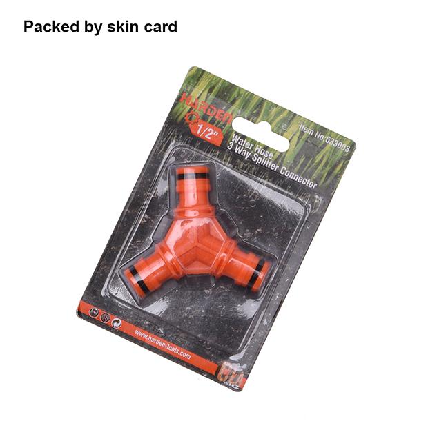 1/2"  Water Hose 3 Way Splitter Connector