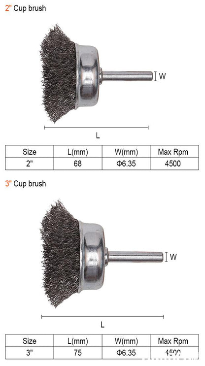 5Pcs Wire Brush Set
