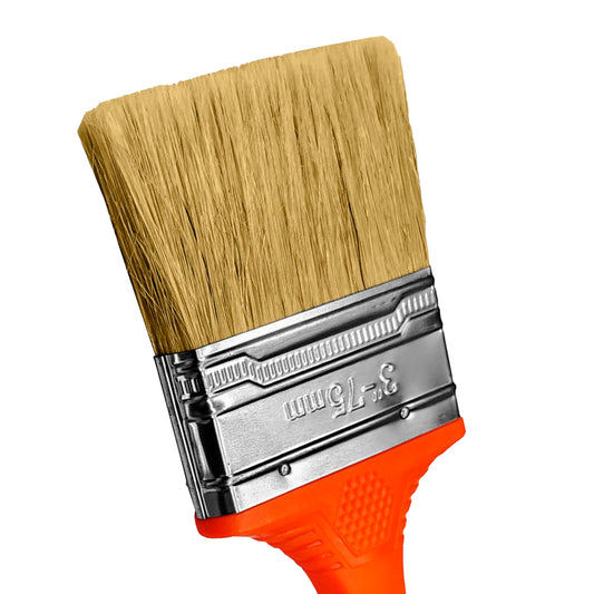 3-Piece Paint Brush Set with Silk-Type Bristles