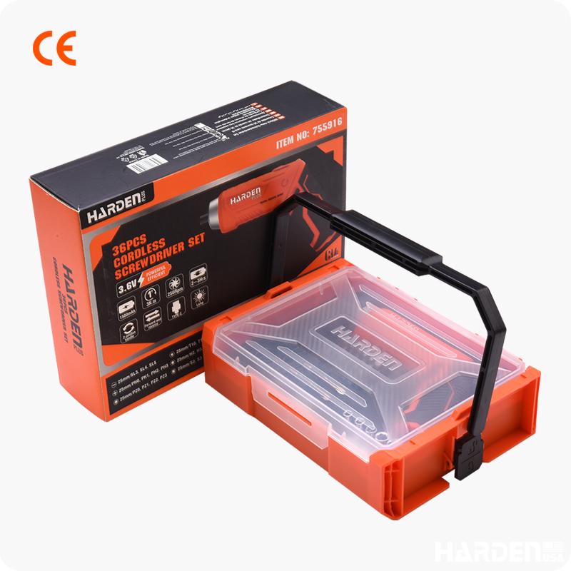 36Pcs /12pcs Cordless Screwdriver Set