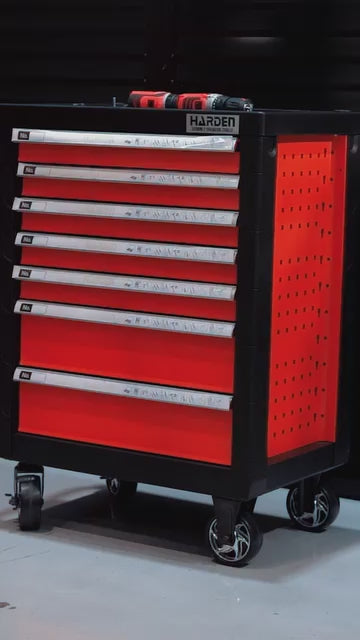 30 inch x 18 inch x 39 inch / 765x465x985mm 7 Drawers Roller Cabinet with brake